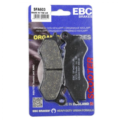 Scooter organic Brake Pad - SFA603 available from Max Motorcycles your ...