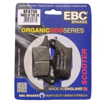 Scooter organic Brake Pad - SFA708 available from Max Motorcycles your ...