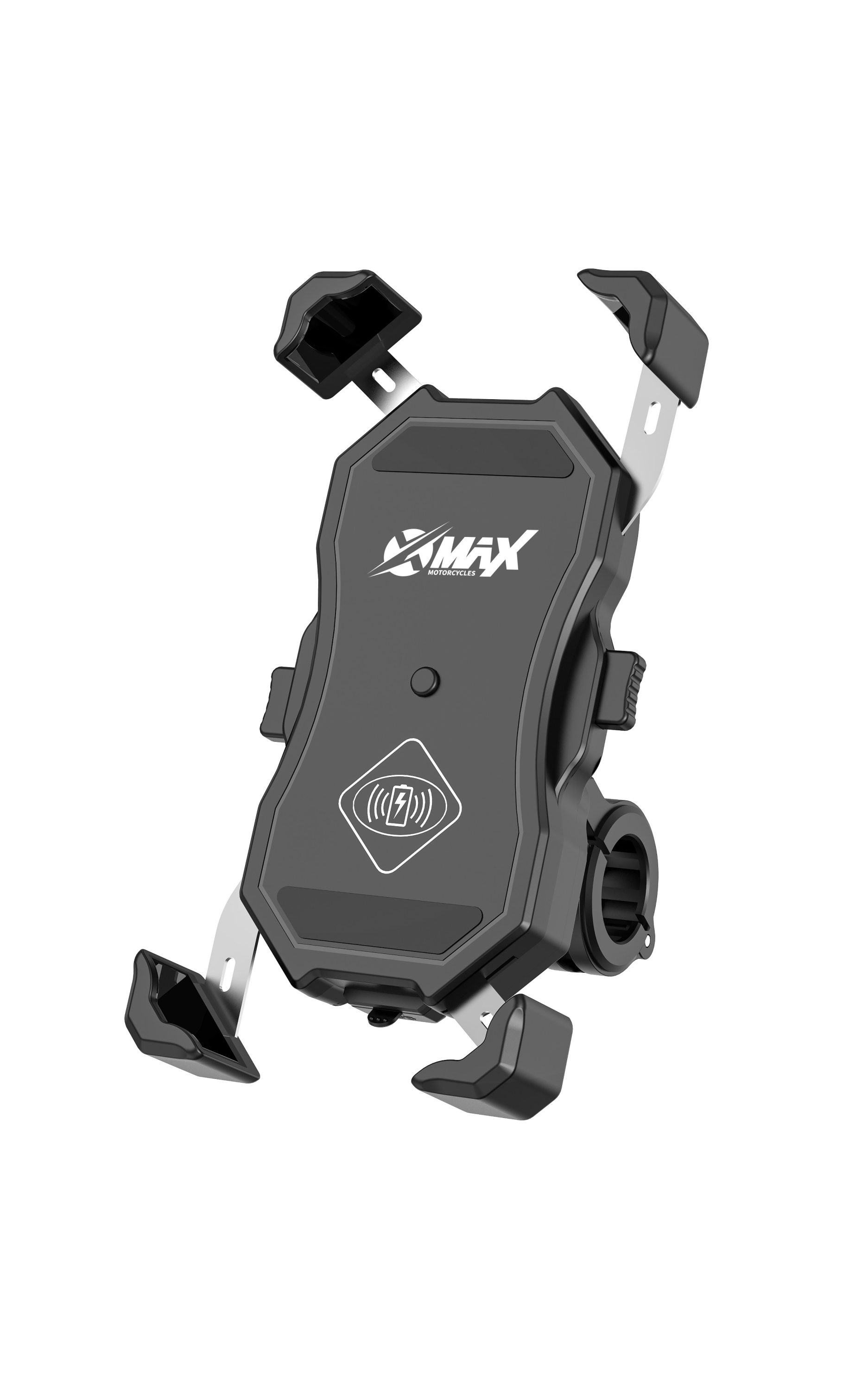 X Grip Phone Holder Wireless Charging M11 X available from Max Motorcycles your trusted motorcycle parts supplier